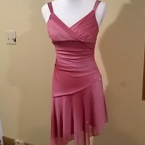 Beautiful/sexy glittery pink dress